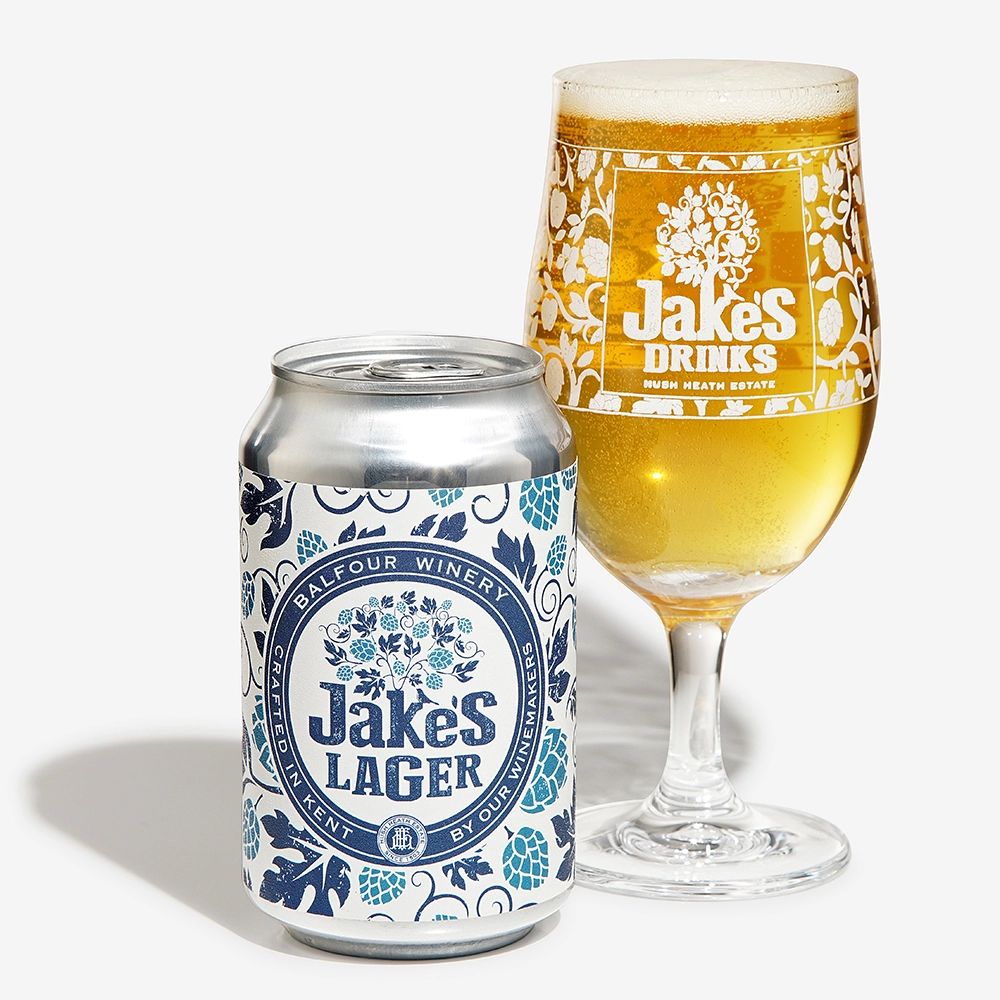 Jakes Lager with Glass