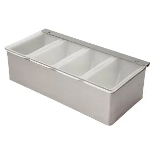 Condiment Holder – Stainless Steel – 4 Part