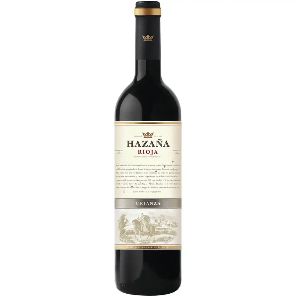 Hazana Crianza bottle
