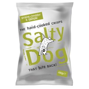 Salty Dog Crisps Cheddar & Onion