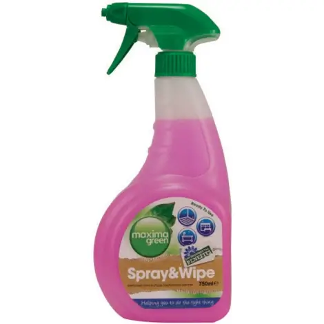 Spray & Wipe – Maxima Green – 750ml Single